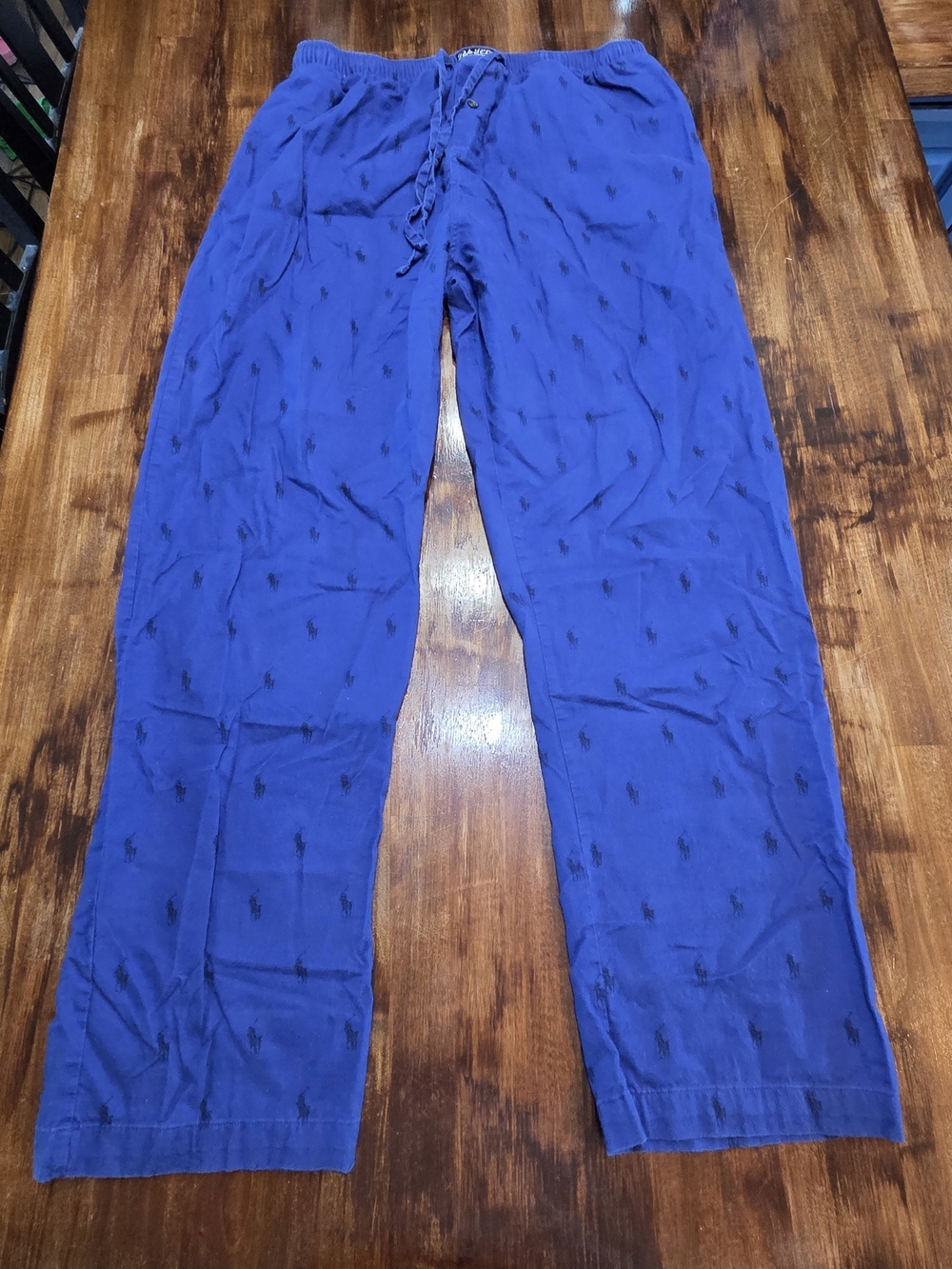 Ralph Lauren All Over Pony Player Woven Sleepwear Pants L unisex 100% cotton